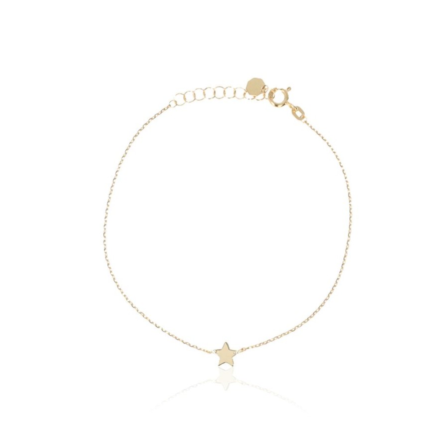 Necklaces & Bracelets LOTT.gioielli  | 9 Karaat Armband Ster S