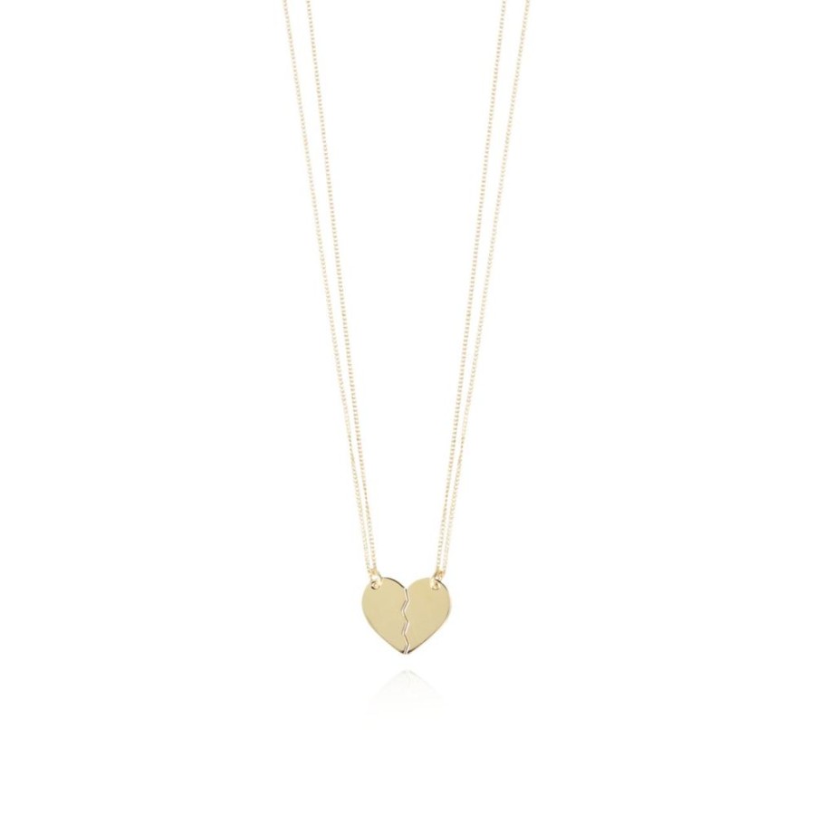 Necklaces & Bracelets LOTT.gioielli  | Gedeeld Hart Ketting